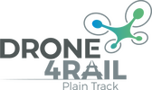 Drone4Rail for Plain Track  logo